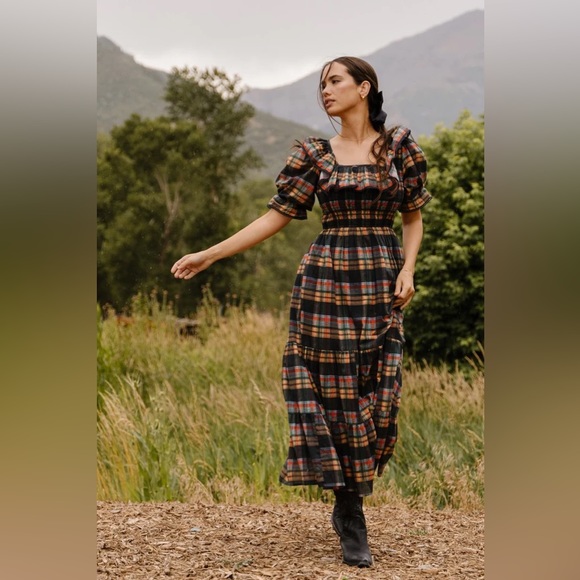 Ivy City Co Dresses Ivy City Co Plaid Gracie Dress Collar Cottagecore Farmcore Poshmark